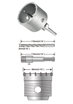 Коронка по бетону 80 мм SDS-Plus INGCO HCB0801