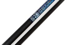 Кий / пирамида 2-pc "Winner Carbon 001" (черно-синий) оплетка натуральная кожа