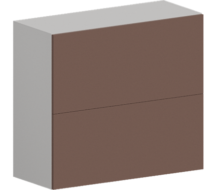 Кухня Модуль ШВГ 801Г Графит / Пудрово-розовый