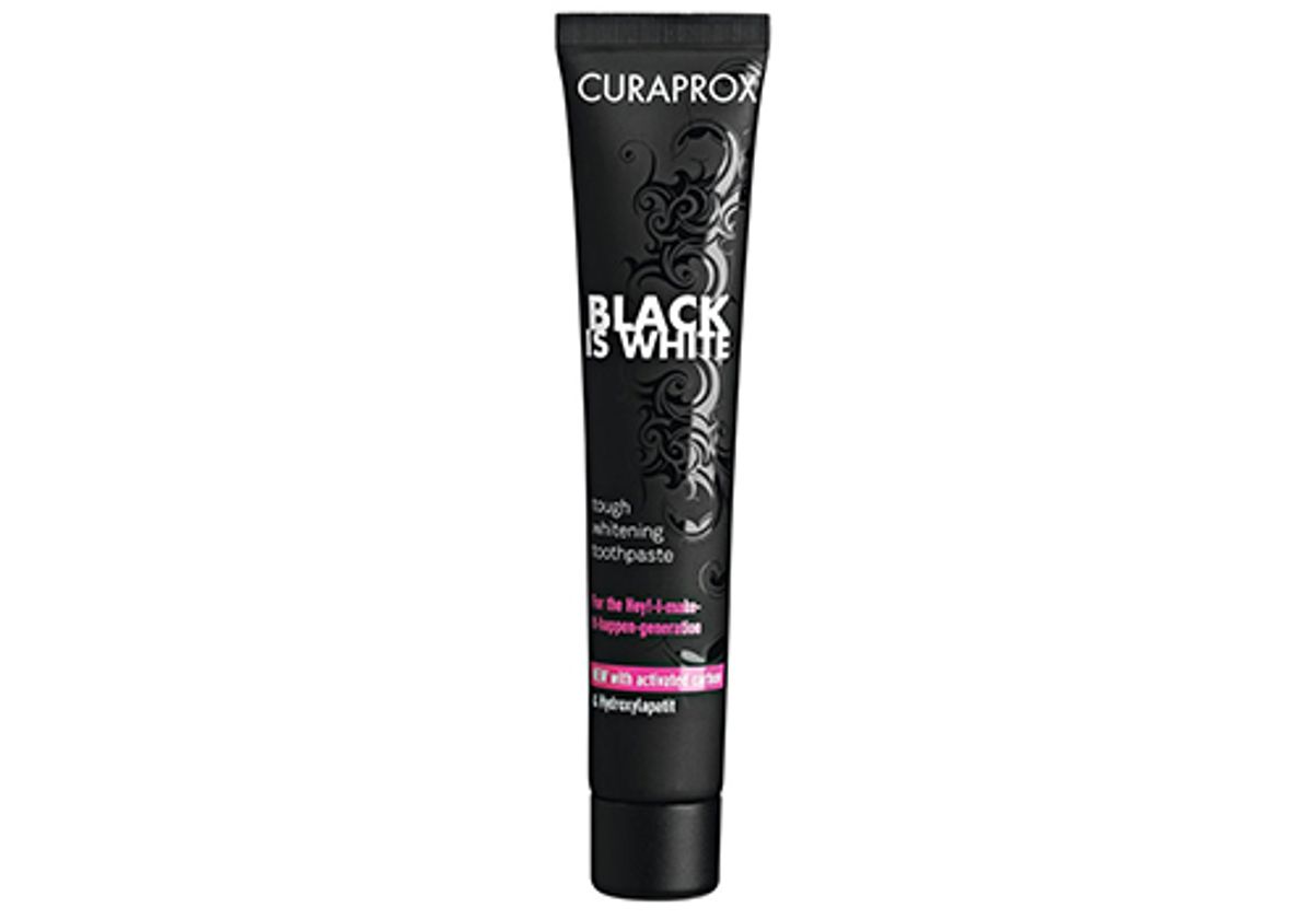 Зубная паста отбеливающая Black is White, 90мл