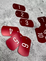 Номерки на ключи (на заказ)