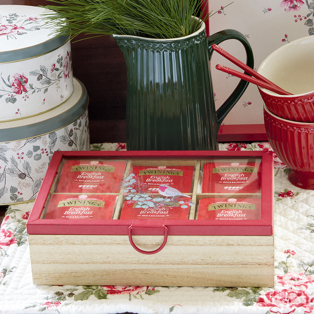 Коробка для чайных пакетиков Leonora merry christmas