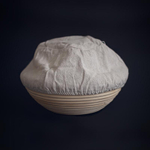 Льняной чехол для круглой расстоечной корзины M (22×8 см)