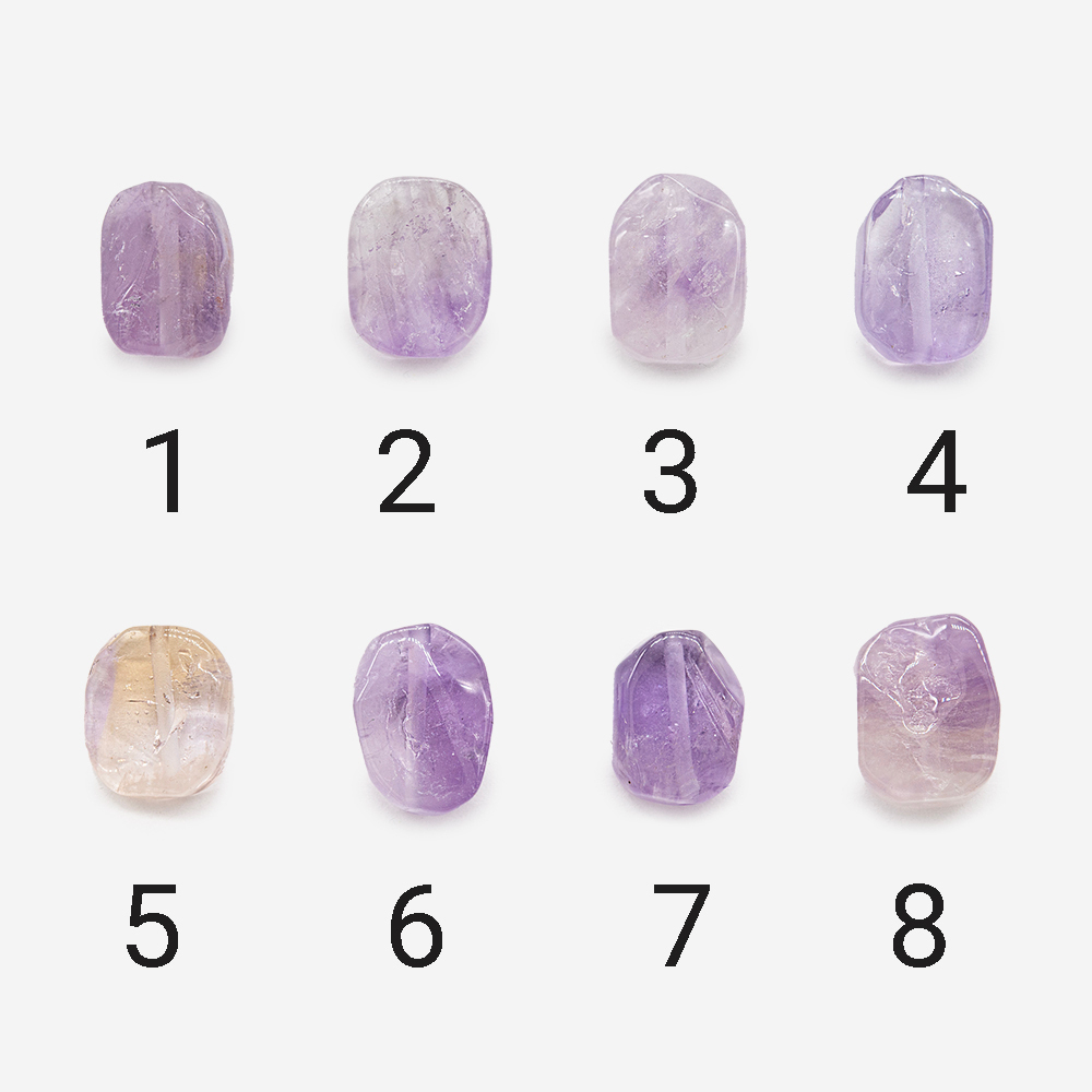 Бусина из натурального аметиста