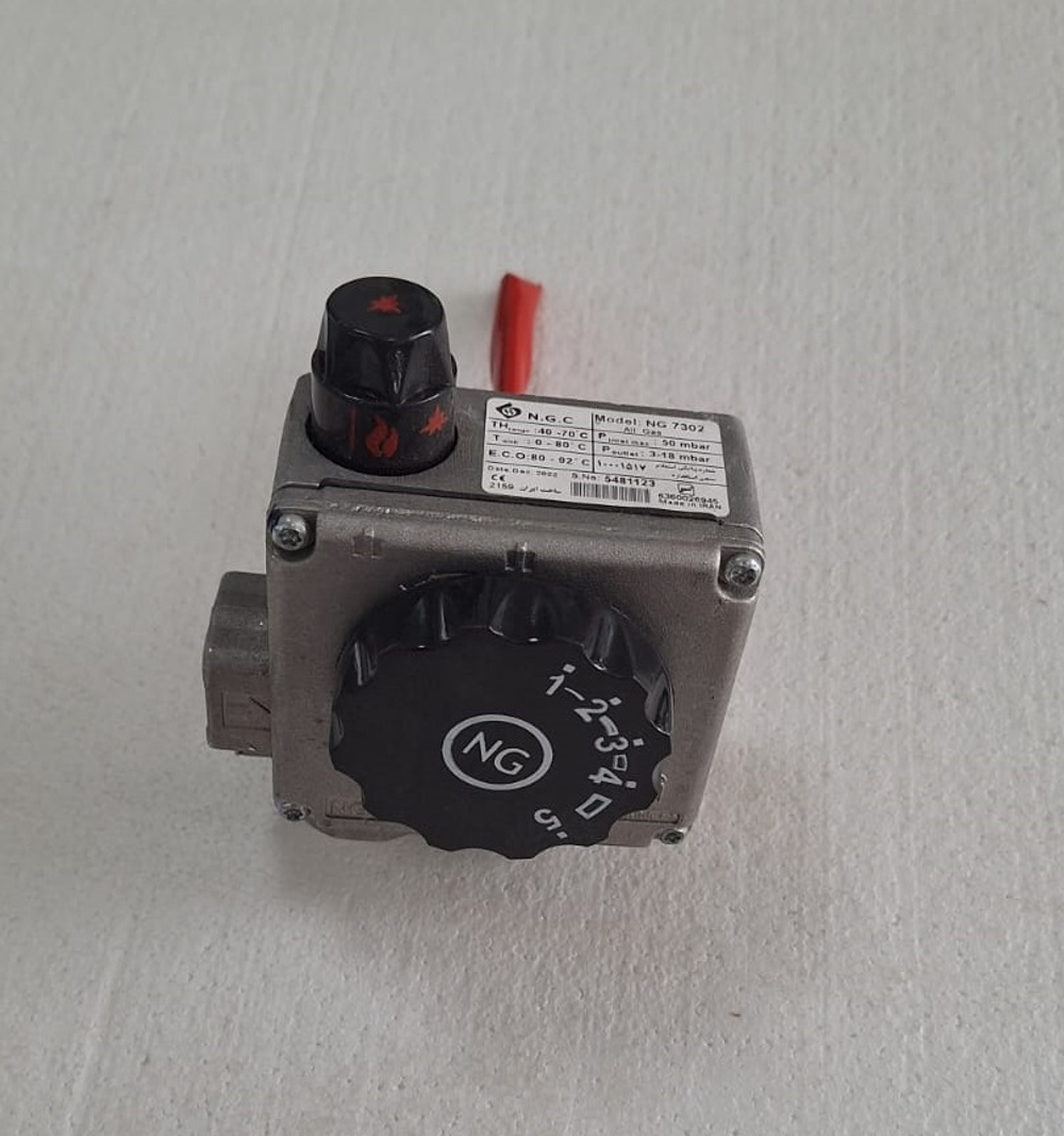 Газовый регулирующий клапан для GHM с термостатом 20 кВт (40-70 гр)