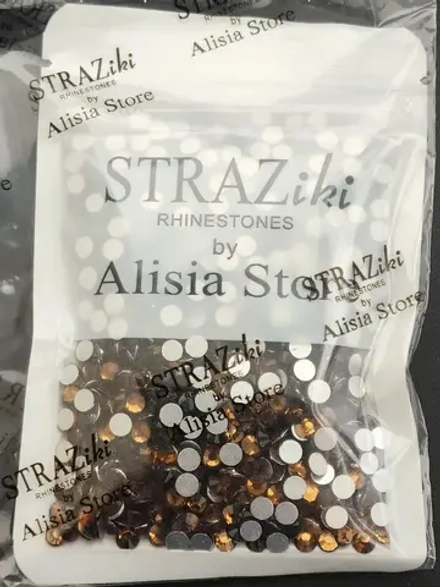 Стразы холодной фиксации стекло ss20 Smoked Topaz