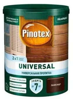 Пропитка Pinotex Universal 2 в 1 Палисандр 0,9л