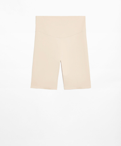 OYSHO Легинсы-велосипедки Comfortlux с высокой посадкой длиной 20 см, светлый экрю