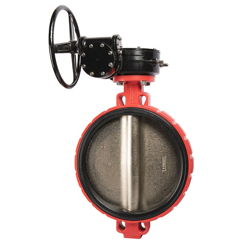 Затвор поворотный дисковый Рашворк 200, DN 500, PN 16, межфланцевый, с диском из чугуна, уплотнение EPDM, с редуктором