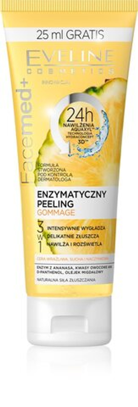 Eveline Cosmetics FaceMed+ - энзимный пилинг /   75  ml  / GTIN 5901761987058