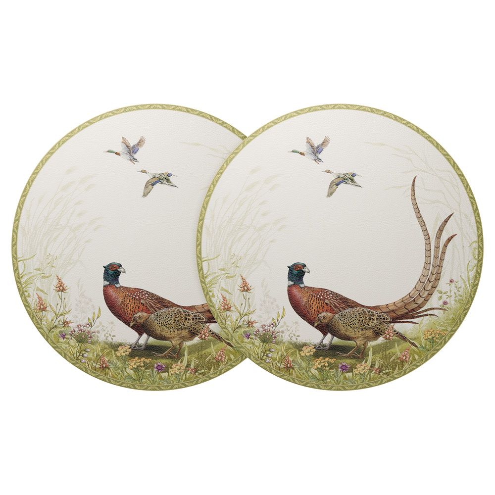 НАБОР ПОДСТАНОВОЧНЫХ САЛФЕТОК "ОХОТА" ИЗ 2 ШТ., ДИАМЕТР=38 СМ