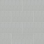 Керамогранит Lavelly Hexagon Relief светло-серый матовый 1200х600х8,5 мм (2 шт.=1,44 кв.м)