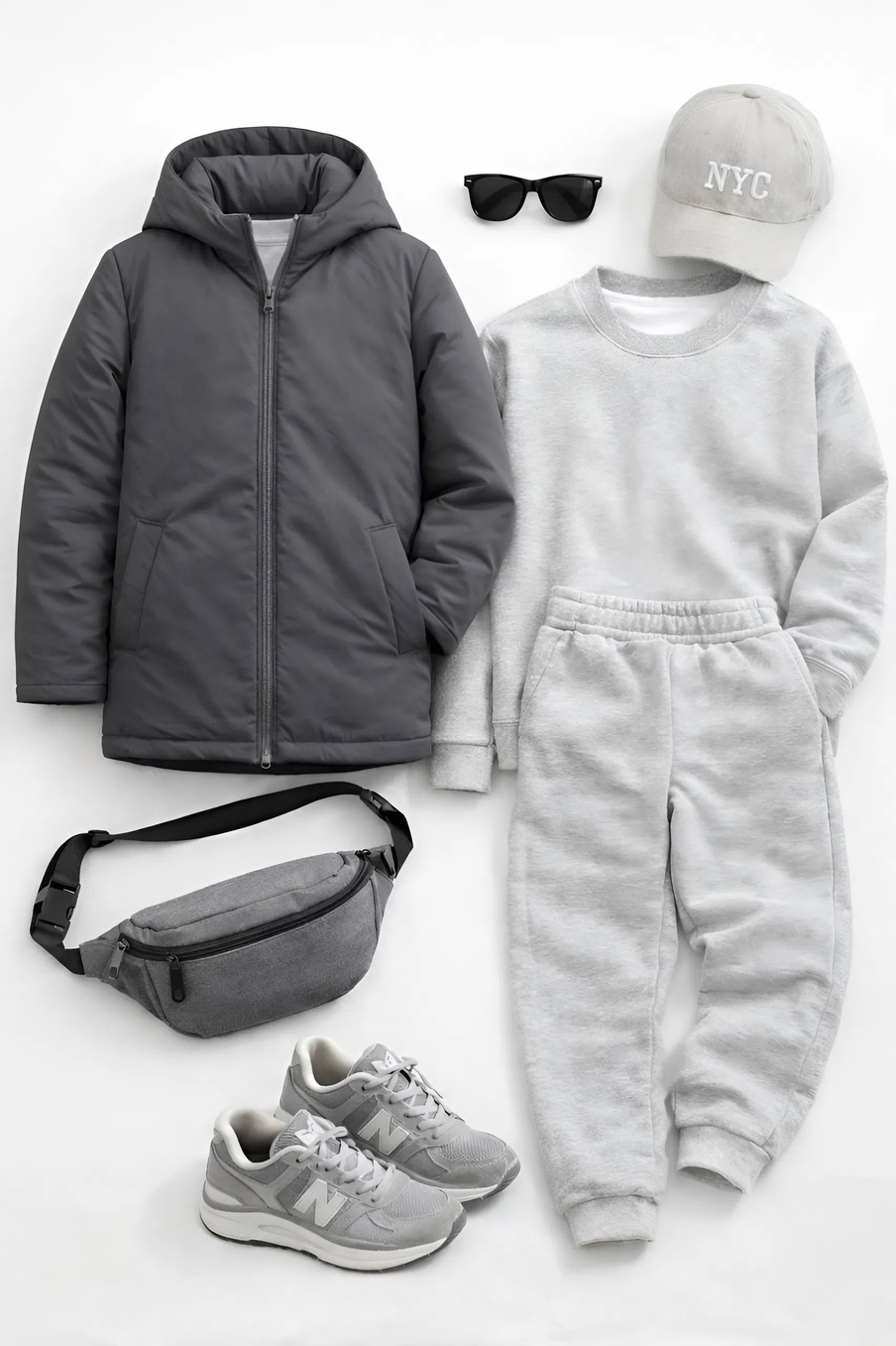 Парка демисезонная для мальчика "HN-10" темно-серый