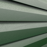 Сайдинг металлический Корабельная доска VIKING MP E-20 0,5мм RALL 6005-Зеленый мох