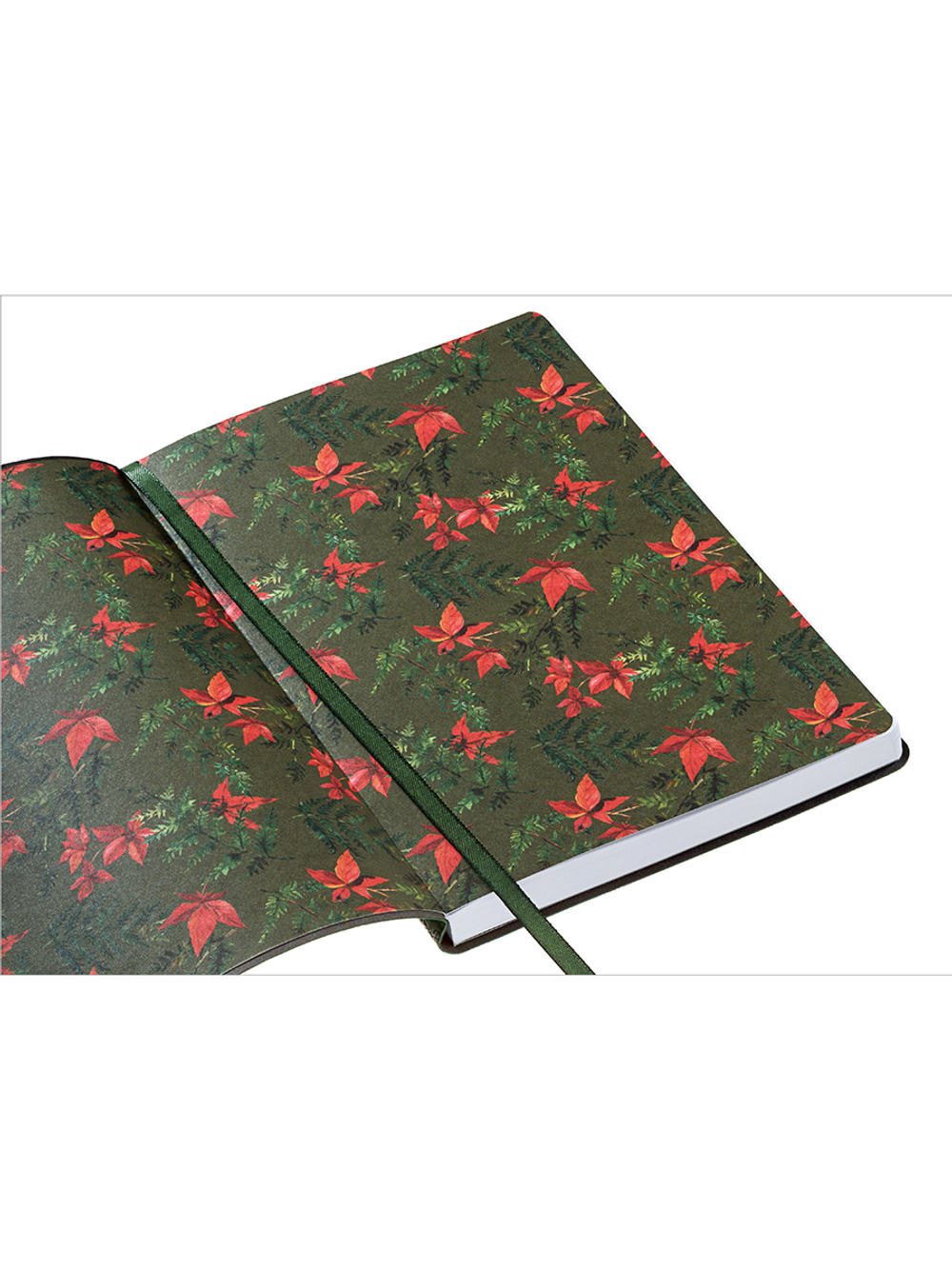 Блокнот "Папоротники" А5 128 листов книжный переплет, сшивка