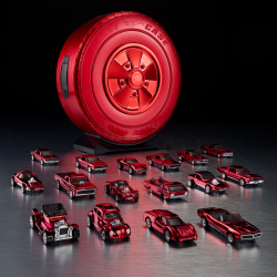 Mattel 80th Anniversary Hot Wheels Original 16 Rally Case Set (2025)