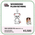 Брелок WOOKDONG PLUSH KEYRING (без карты)