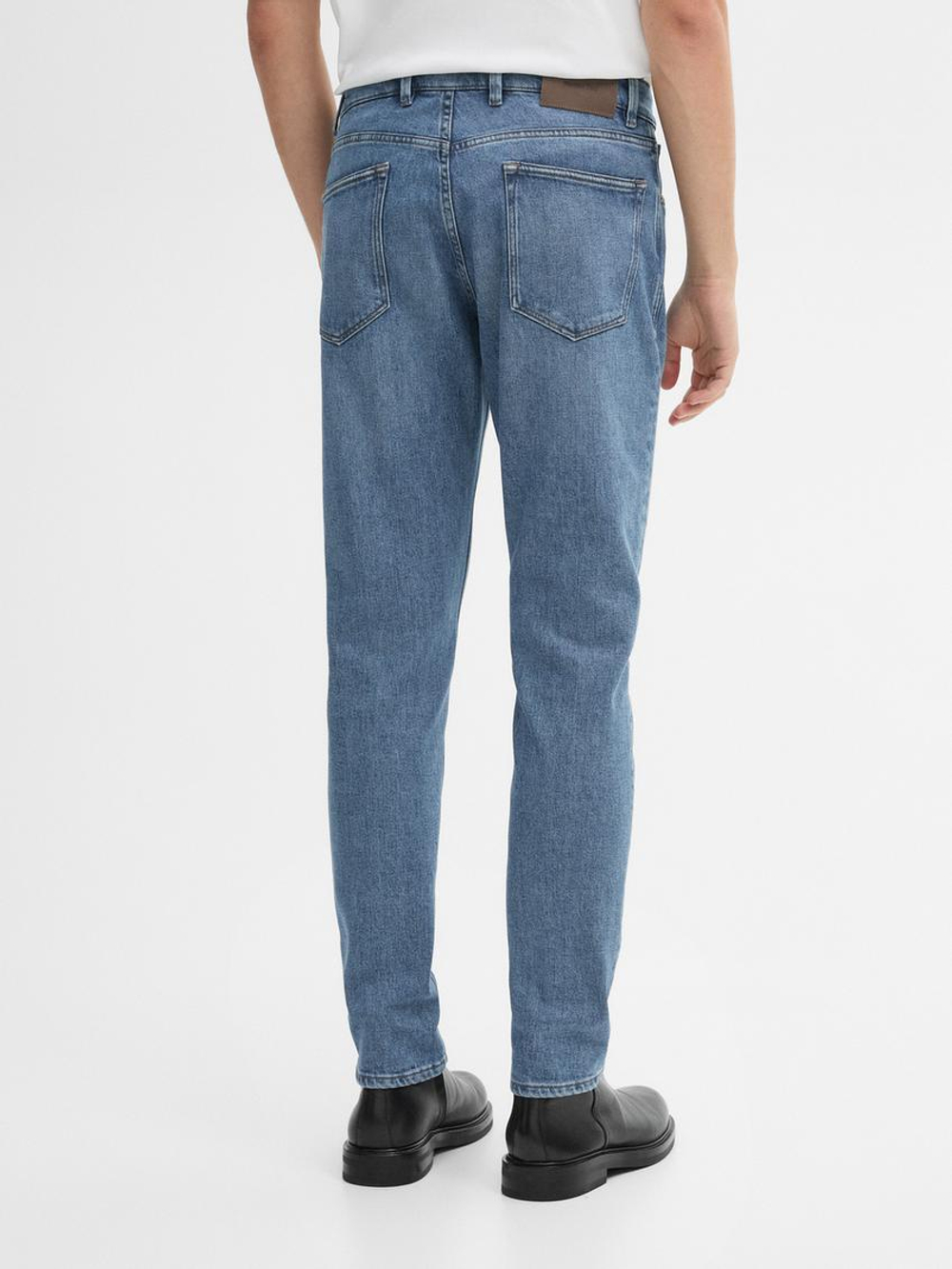 Massimo Dutti Зауженные джинсы, индиго