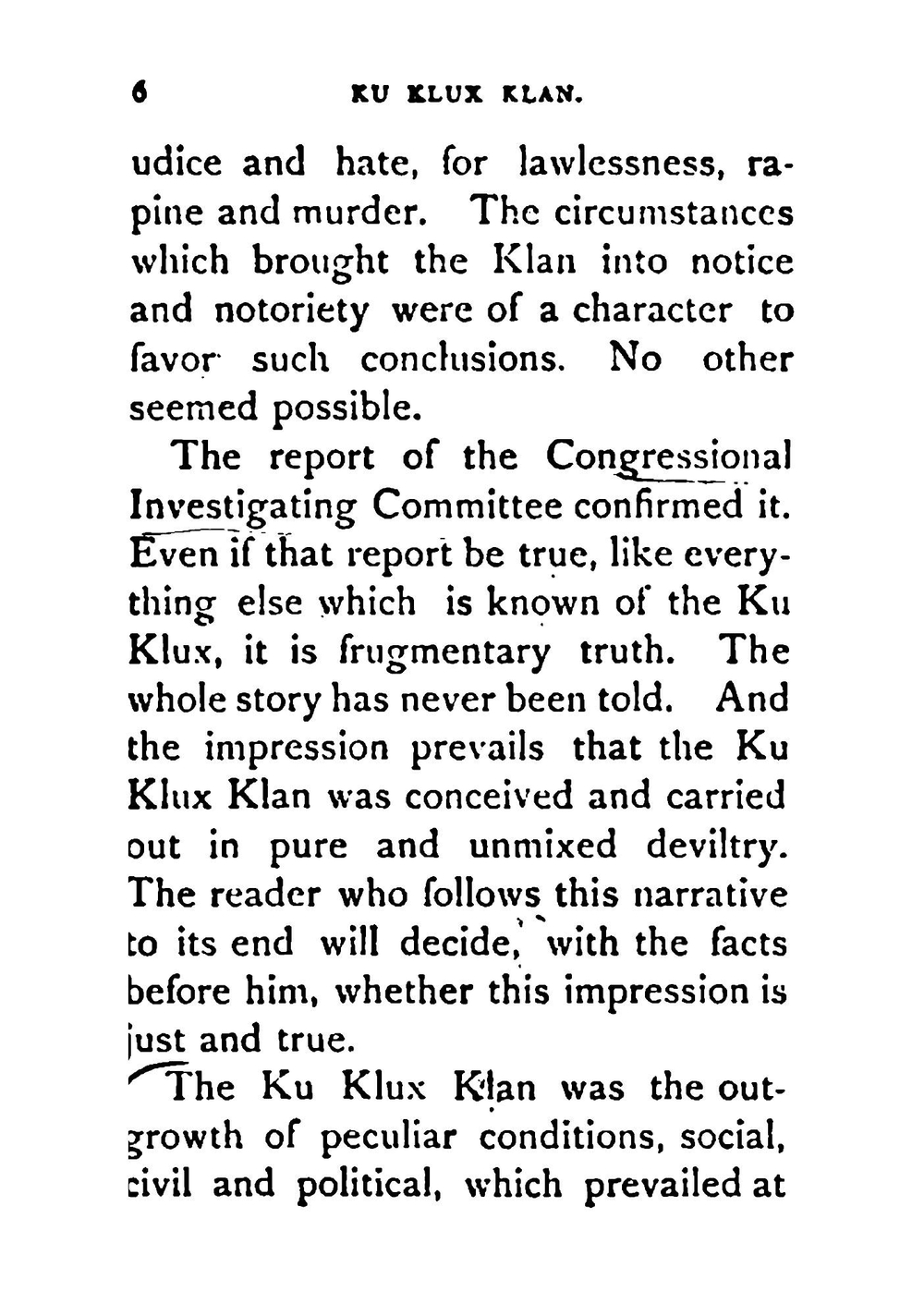 Ku Klux Klan. Its Origin, Growth and Disbandment | John C. Lester