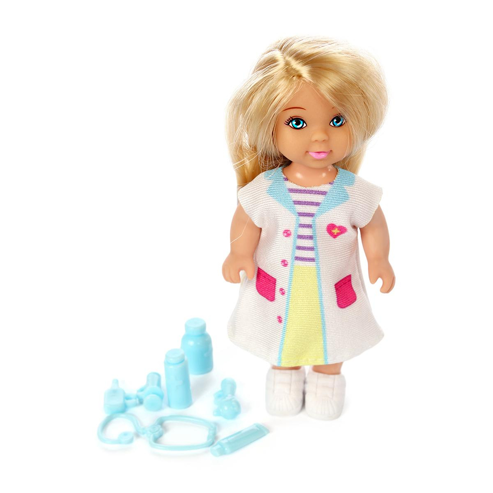 Кукла тип Модница-мини с аксесс, коробка 88029