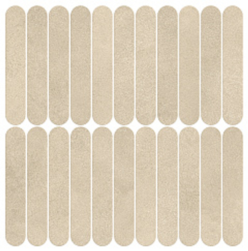 Мозаика/Керамогранит ATLAS CONCORDE BOOST EXPRESSION Tan Mosaico Ellipse Matte 37x37,8 AYZB