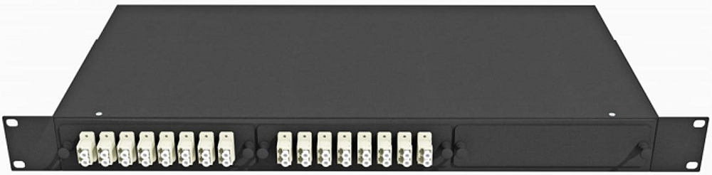 Кросс оптический стоечный  TopLAN КРС-Top-1U-32LC/U-OM2-BK