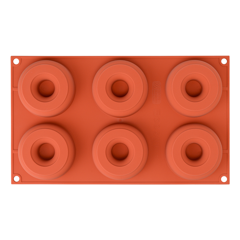 Форма силиконовая для приготовления пончиков donuts, D7,5 см