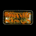 Рыболовные, силиконовые приманки. Рачки мормыш RuBaits Shrimp креветка. Набор для рыбалки на щуку, судака, окуня, форель. Зимняя рыбалка, микроджиг.