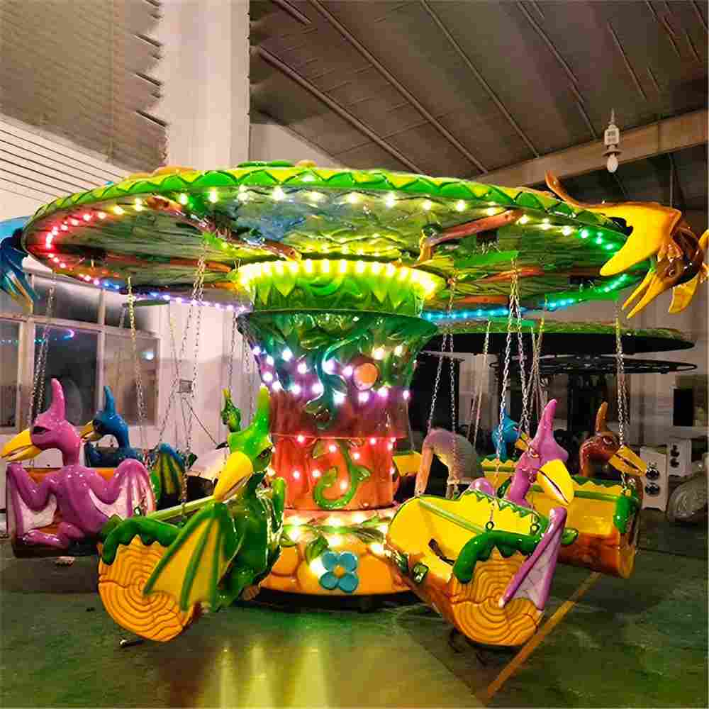 Карусель на цепях «Птеро-полёт», 16 мест, 8×8×4,2 м