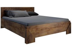 Полутораспальная кровать Саманта 140х200 ЛДСП таксония шоколадная