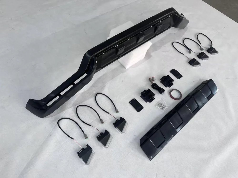 Карбоновая губа переднего бампера со светом для Mercedes-Benz G-Class W465 G63 G500 2025+ гелик гелентваген