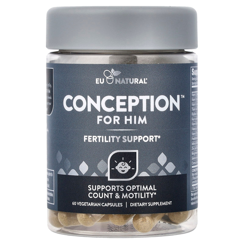 Eu Natural, Conception for Him, средство для бесплодия, 60 вегетарианских капсул
