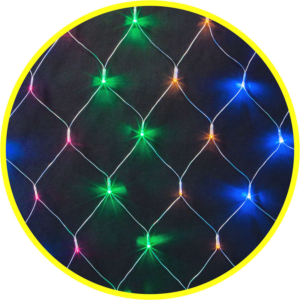 Гирлянда Navigator 61 849 NGF-N01-240RGBY-12-2x2m-230-TR-IP20