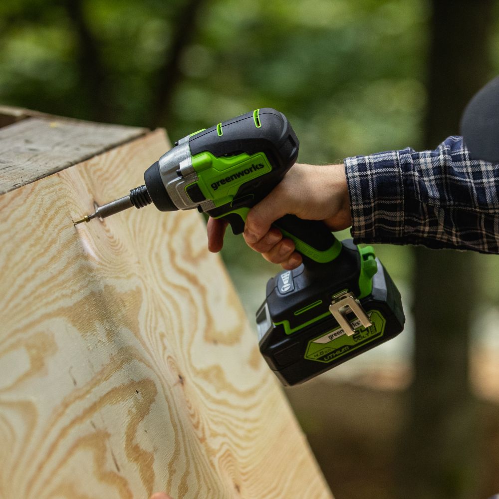 Аккумуляторный ударный винтоверт Greenworks GD24ID3,3802807, 24v, без АКБ и ЗУ