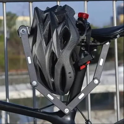 Замок велосипедный West Biking, YP0705080, оранжевый-чёрный