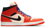 Jordan 1 Mid 'Team Orange Black'