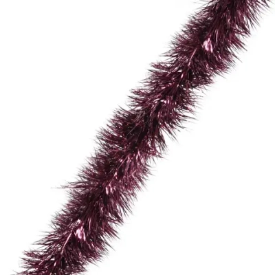 Мишура «Сияющая роскошь» 2 м 10,5 см, Бордовый