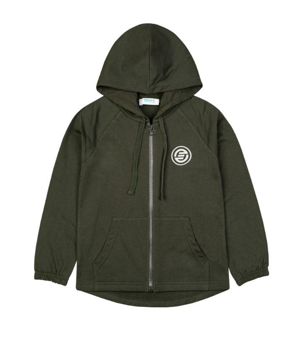 Джемпер для мальчиков с капюшоном р. 122 т.хаки M0982FN-7/10 (Такро)