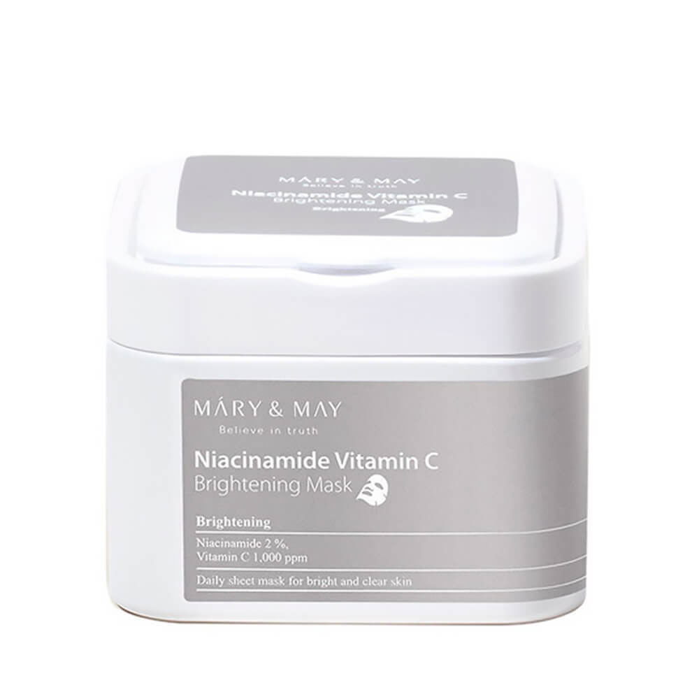 Набор осветляющих масок с ниацинамидом и витамином C Mary&May Niacinamide Vitamin C Brightening Mask Срок ноябрь 2025