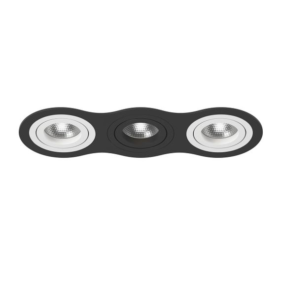 Комплект из светильника и рамки Lightstar Intero 16 (217637+217606+217607+217606) i637600706