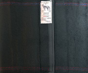 Пояс валяный из собачьей и овечьей шерсти.