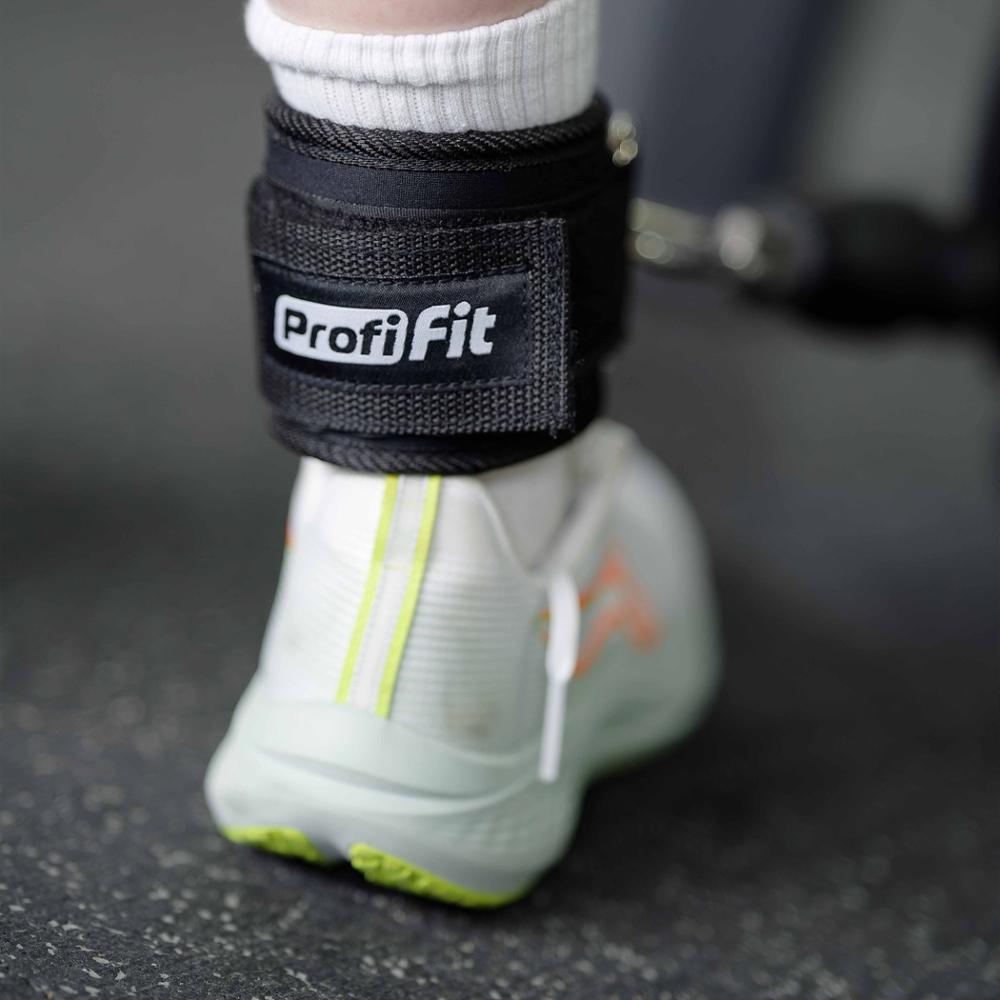 Нейлоновый ремень регулируемый для тренировки мышц бедра и ягодиц (с логотипом) PROFI-FIT-RT-006