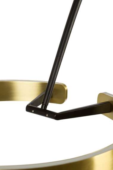 Торшер Adriana 220х240 см, черный с золотом