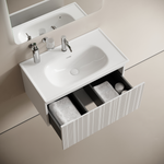 Тумба подвесная SANCOS Code 785х453х400, c одним  ящиком оснащенным доводчиками, цвет белый , арт. CD80W