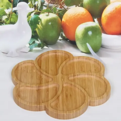 Менажница бамбуковая «SHEF» 24,5см 6секций