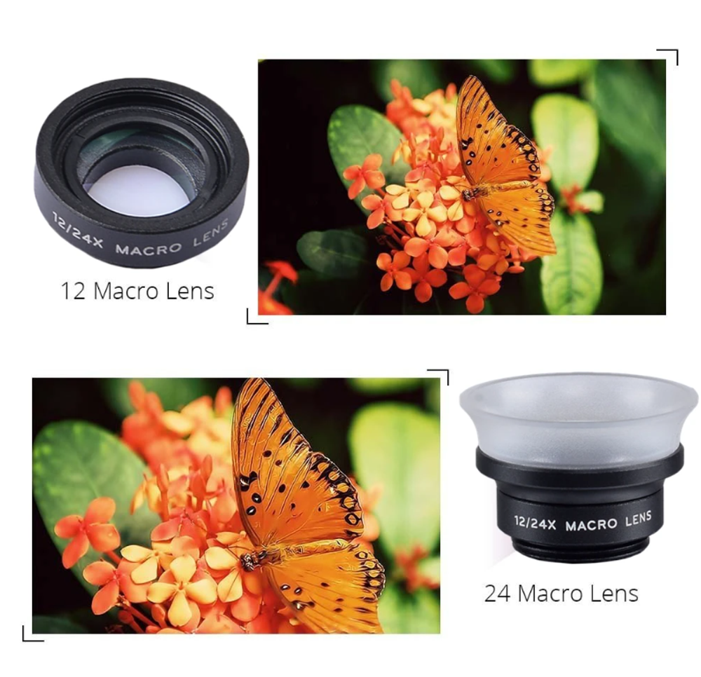 Apexel Макрокамера с 2 линзами Detachable4