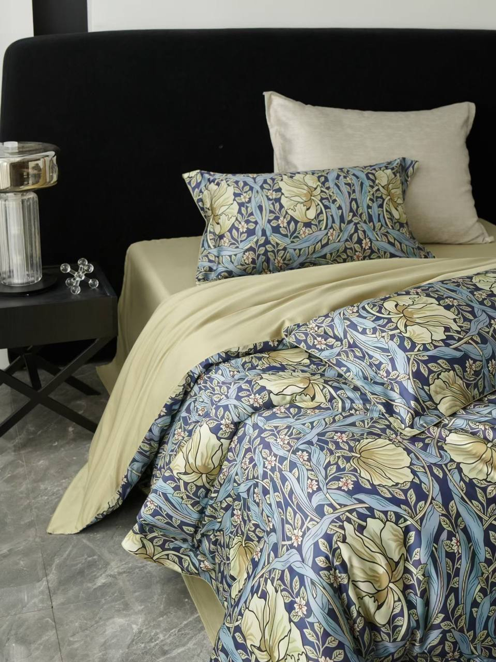 Постельное белье из сатина Morris Blue