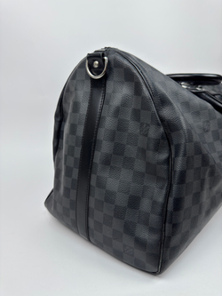 Сумка Louis Vuitton Keepall 55 Bandouliere Damier Graphite