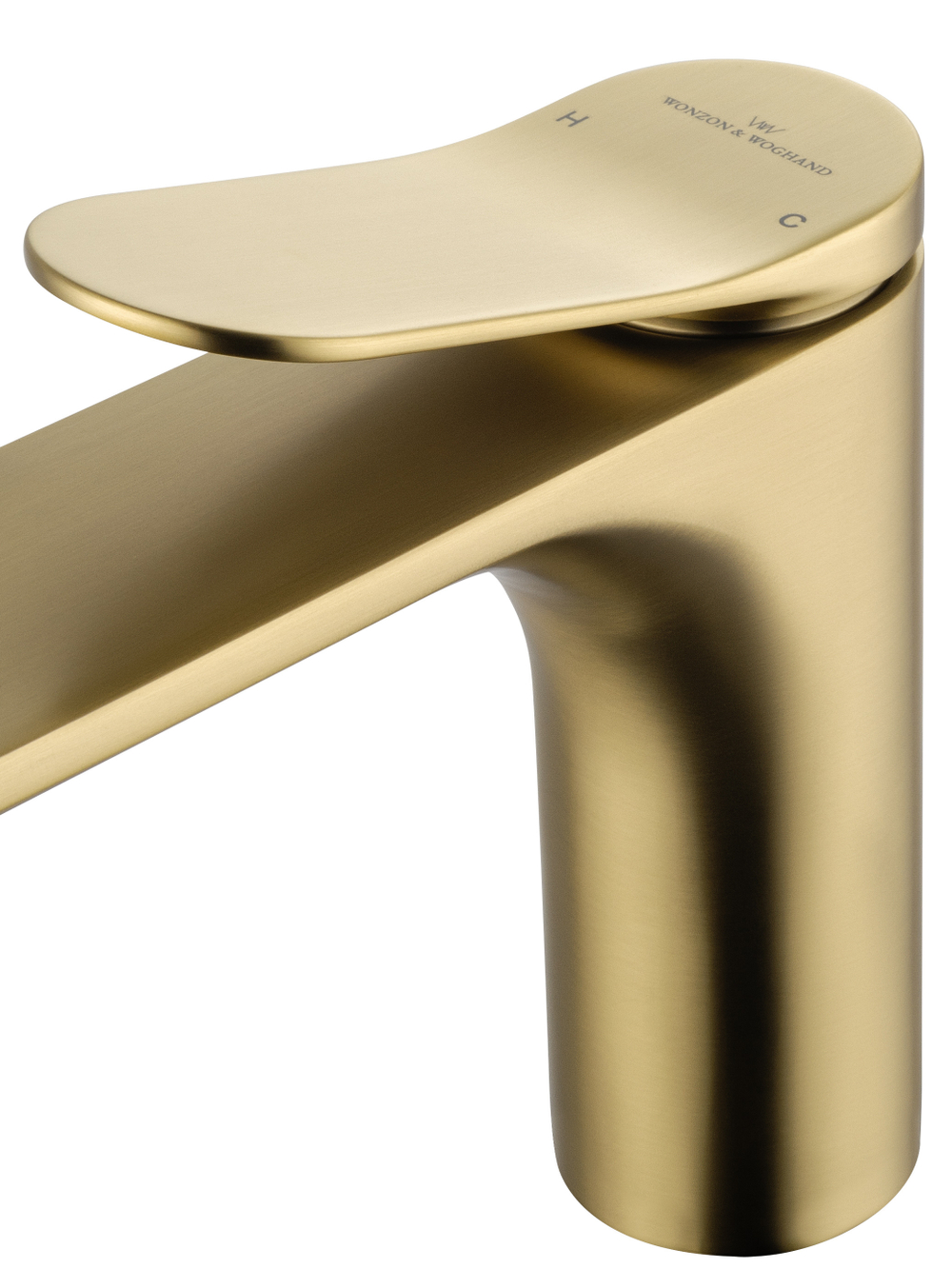 Смеситель для раковины WONZON & WOGHAND, Брашированное золото (WW-A40482-BG)