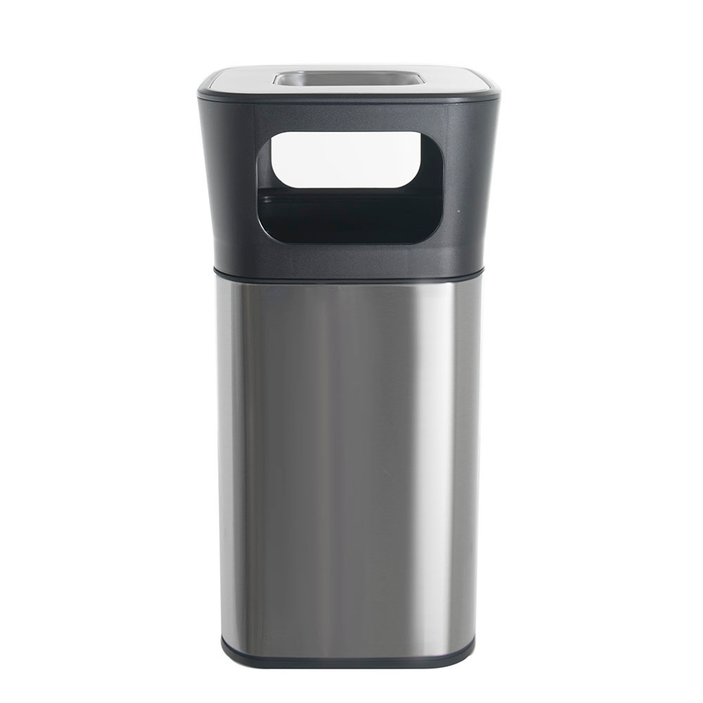 Урна уличная квадратная, пепельница, JAH-3221, 20л